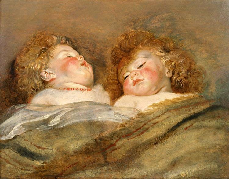 Two Sleeping Children - Pierre Paul Rubens