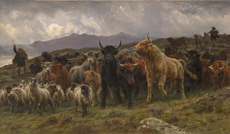Highland Raid, 1860 - Rosa Bonheur