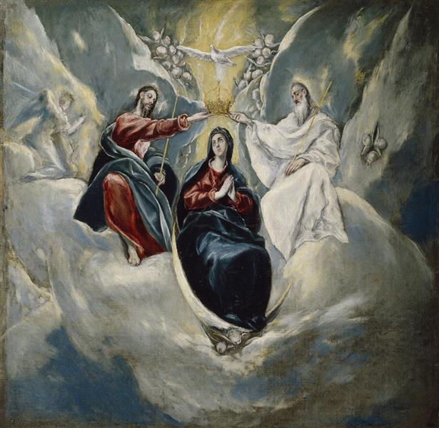 Coronation of the Virgin, 1591 - El Greco