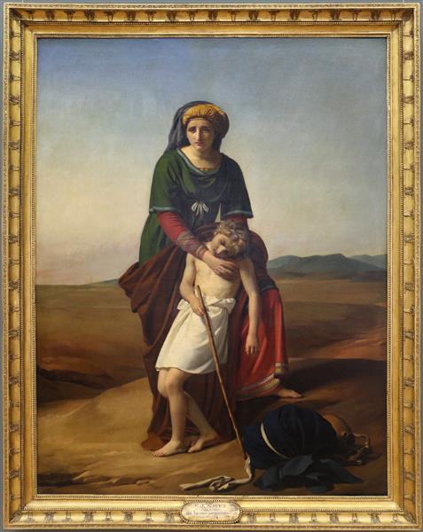Hagar and Ismael in the Desert, 1820 - François-Joseph Navez
