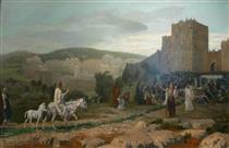 Entry of the Christ in Jerusalem - Jean-Leon Gerome