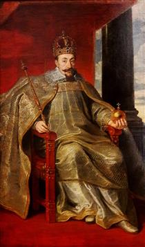 Sigismund III Vasa in Coronation Robes - Pieter Soutman