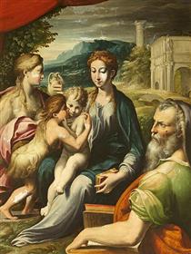 Madonna with Saint Zacharias - Parmigianino