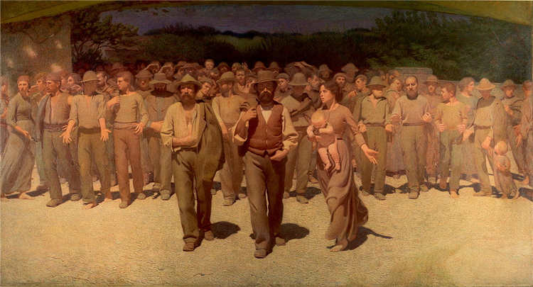 第四阶级（油画）, 1899 - 1901 - Pellizza da Volpedo