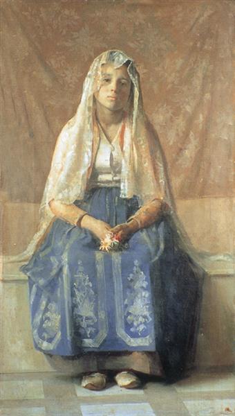 Thoughts, 1891 - Giuseppe Pellizza da Volpedo