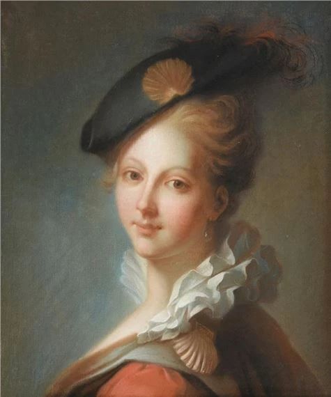 Portrait of a fashionable young lady - Rosalba Carriera