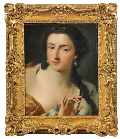 Ritratto della Contessa Orzelska in veste di Berenice - Rosalba Carriera