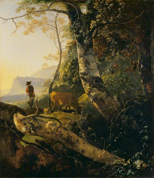 Landscape with Cattle - Adam Pynacker