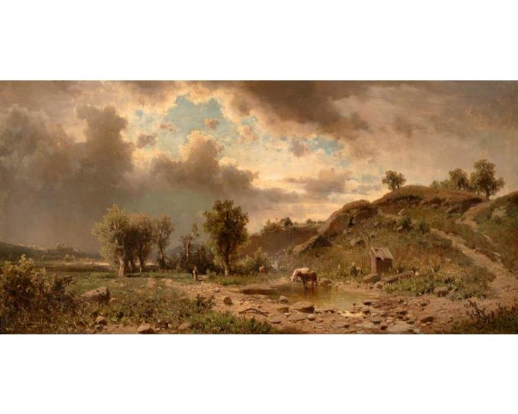 Landscape after a Storm - Adolf Chwala