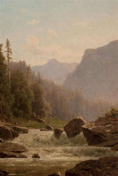Alpine landscape - Adolf Chwala