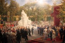 Unveiling of the Richard Wagner Monument in the Tiergarten - Anton von Werner