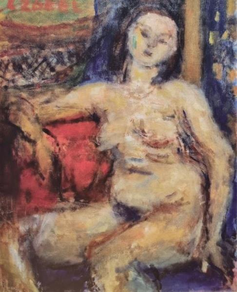Seated Nude, 1945 - Bela Czobel