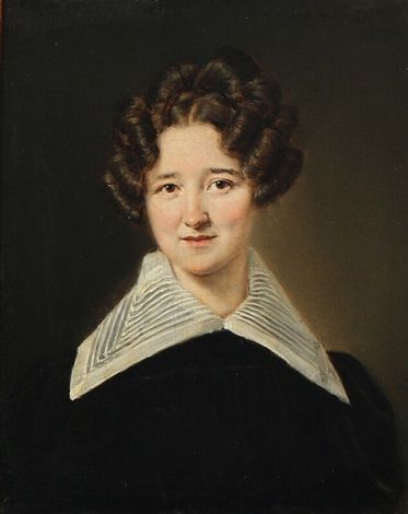 Portrait of Augusta Collin née Petzholdt, 1827 - Christian Albrecht Jensen
