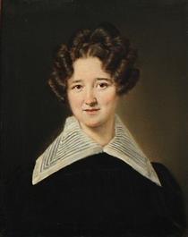 Portrait of Augusta Collin née Petzholdt - Christian Albrecht Jensen