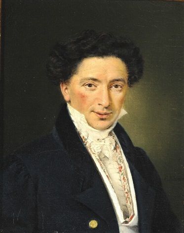 Portrait of a Man - Christian Albrecht Jensen
