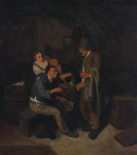Smokers in a Tavern - Cornelis Pietersz. Bega