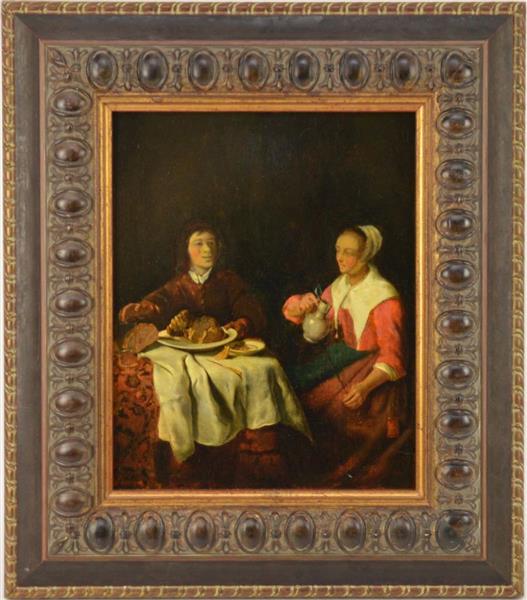 Interior - Having a meal - Cornelis Pietersz. Bega
