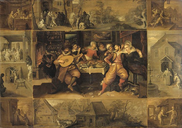 The Story of the Prodigal Son - Frans Francken the Younger