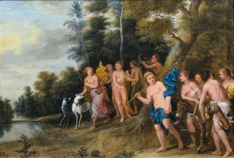 Diana and her Nymphs - Frans Wouters