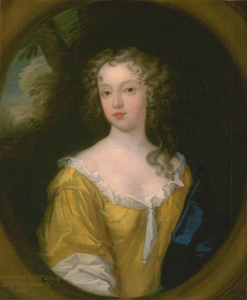 Portrait of a lady, thought to be Dionesse Cullum, wife of Robert Colman - Haerman Verelst