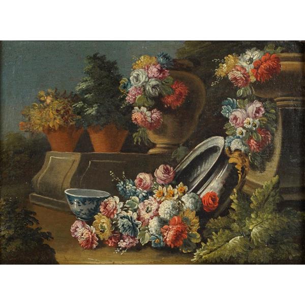 Still life of flowers - Jean-Baptiste Monnoyer