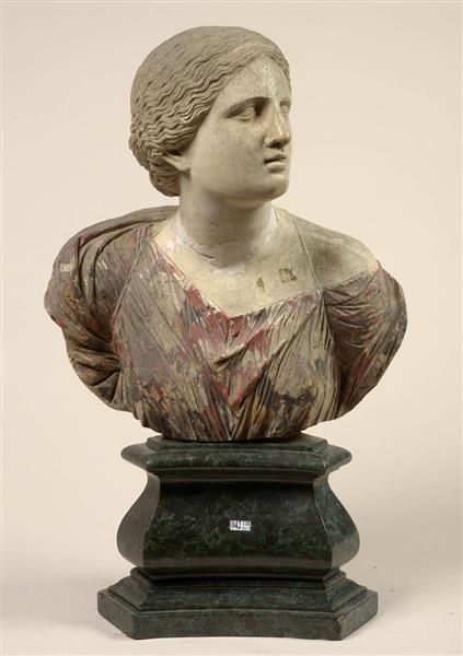 Buste de femme à l'antique - Lucas van Valckenborch