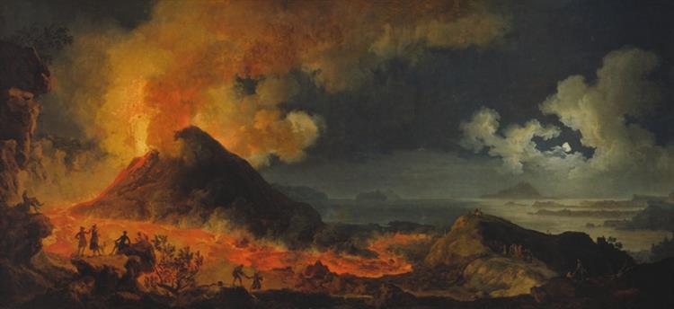 The Eruption of Vesuvius - Pierre-Jacques Volaire
