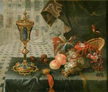 Still Life with King John Cup - Pieter Gerritsz. van Roestraten