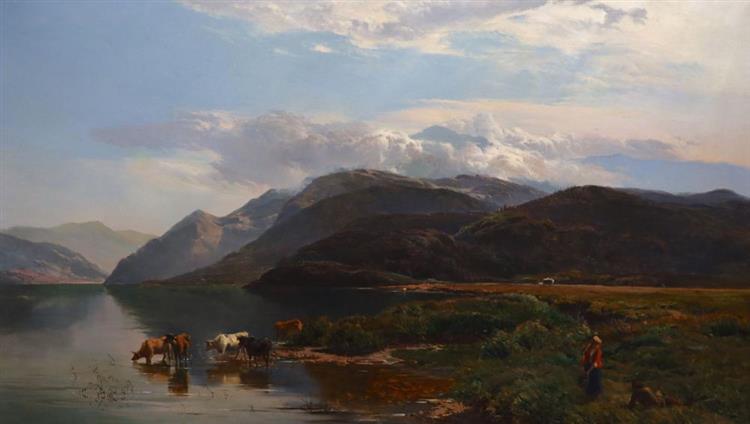 A Scottish Loch - Sidney Richard Percy
