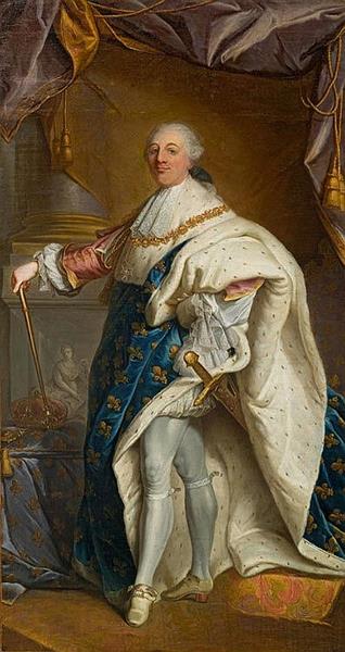 Porträt König Ludwig XVI. im Krönungsornat - Antoine-Francois Callet