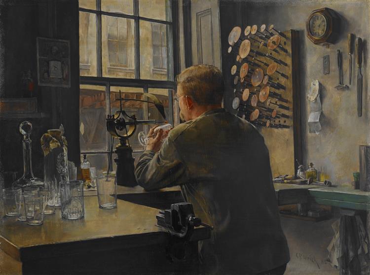 The Glass Engraver - Charles Frederic Ulrich