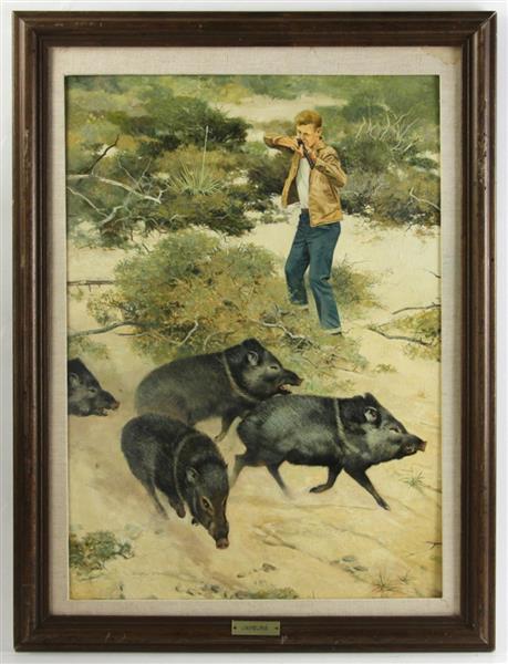 Hunting Wild Boar - Douglas Allen