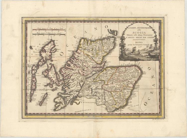 La Parte Meridionale della Scozia - Giovanni Maria Cassini