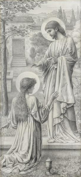 Christ in the garden of Gethsemane - Henry Ryland