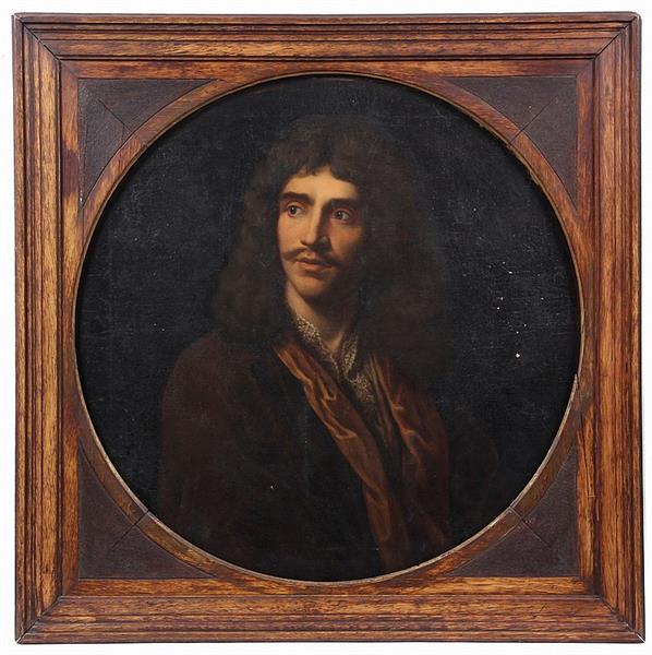 Portrait of the great French Playwright Moliere - Jean-Baptiste Mauzaisse