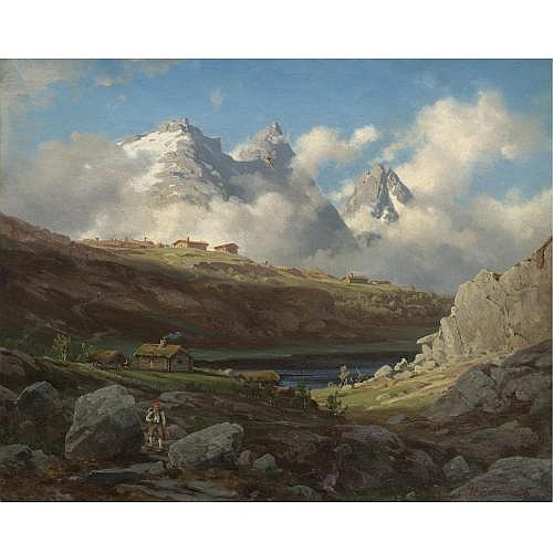 the mountain wanderer - Johan Fredrik Eckersberg