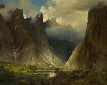 Valley of Romsdalen - Johan Fredrik Eckersberg