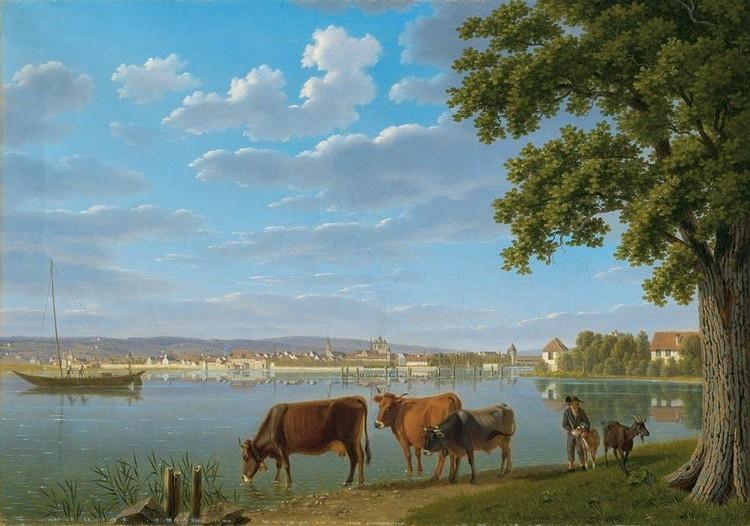 LAKE OF CONSTANCE - Johann Jakob Biedermann