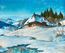 Winter day in the Wiesental - Karl Hauptmann