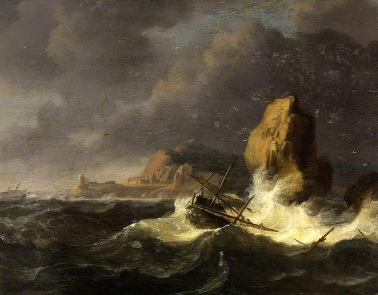 A Shipwreck - Ludolf Backhuysen I