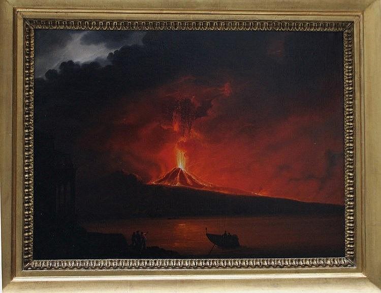 Eruption of the Mount Vesuvius - Pierre-Jacques-Antoine Volaire