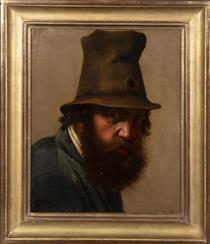Porträt eines Tirolers - Theodor Christoph Schuz