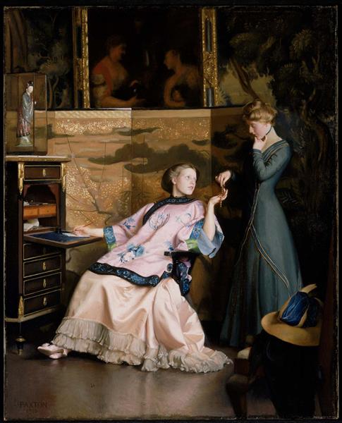 The New Necklace - William McGregor Paxton