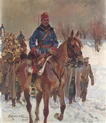 Leading the Troops - Wojciech Kossak