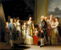 Carlos IV de España y de su familia - Francisco de Goya