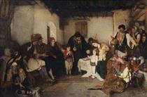 The betrothal of the children - Nikolaus Gysis