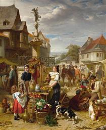 Market day - Theodore Gerard