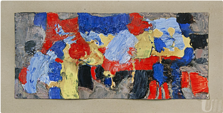 Абстрактна композиція, 1958 - Барський Вілен Ісаакович