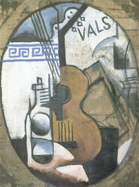 Guitar, 1914 - Ljubow Sergejewna Popowa
