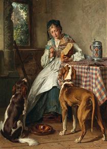 Two hungry companions - Theodore Gerard